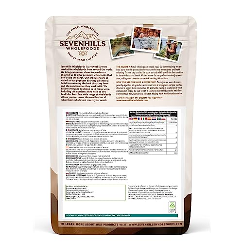 Sevenhills Wholefoods Hydrolysed Marine Collagen Powder 300g, from Switzerland, 100% Pure Unflavoured Protein Peptides Sevenhills Wholefoods Au supplements