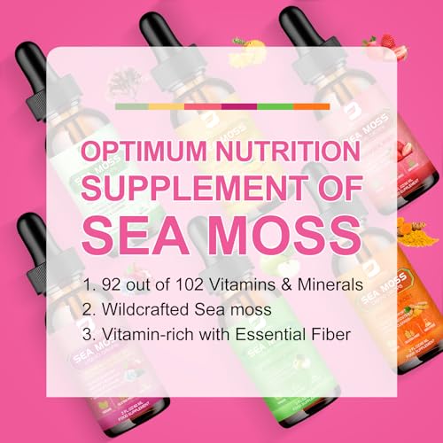 3000mg Sea Moss Liquid Drops - Organic Black Seed Oil & Irish Sea Moss B BEWORTHS Au supplements