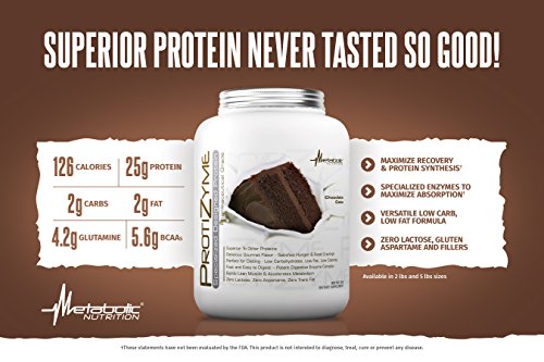 Metabolic Nutrition, Protizyme, 100% Whey Protein Powder, High Protein, Low Carb Metabolic Nutrition Au supplements