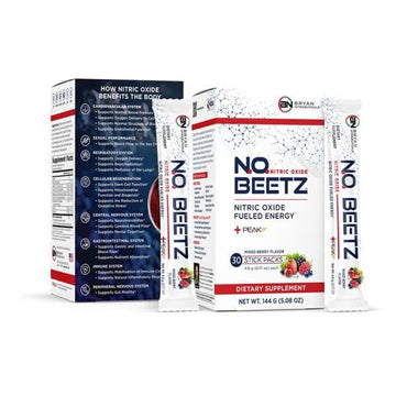 Bryan Nitriceuticals N.O. Beetz Nitric Oxide Fueled Energy Boost Supplement, Hydration & Cellular Energy Production Enhancer, Blend of Vitamins and Minerals (30 Servings) Bryan Nitriceuticals Au supplements