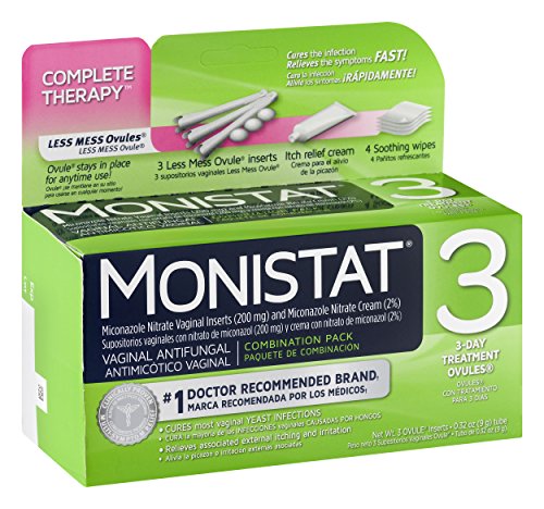 Monistat 3 Day Triple Action Combo Pack, Odorless, White Monistat Au supplements