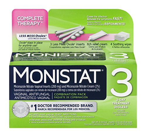 Monistat 3 Day Triple Action Combo Pack, Odorless, White MonistatUS supplements