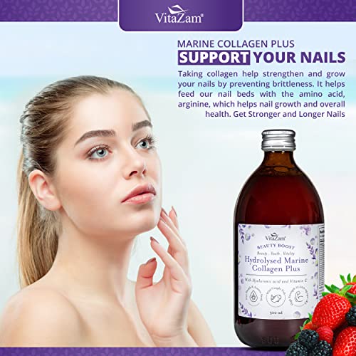 Diamond Elixir Marine Liquid Collagen Type 1 & 3 Hydrolysed Collagen Peptides 10000mg VitaZam Au supplements