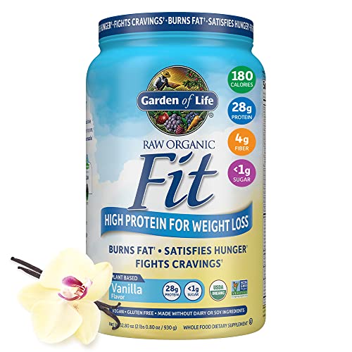 Garden of Life Raw Organic Fit Vegan Protein Powder Vanilla, 28g Plant Based Protein Garden of Life Au supplements
