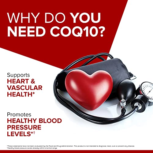 Qunol CoQ10 200mg Softgels, Ultra CoQ10 - Ultra High Absorption Coenzyme Q10 Supplem Qunol Au supplements