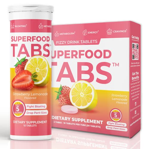 Superfood Tabs Detox Cleanse Drink - Fizzy Nutrition Supplement for Women and Men skinnytabs Au supplements