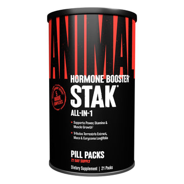 Animal Stak – Complete Natural Hormone Booster Supplement with Tribulus – Natural Testosterone Booster for Athletes – Contains Estrogen Blockers – 1 Month Cycle Animal Au supplements