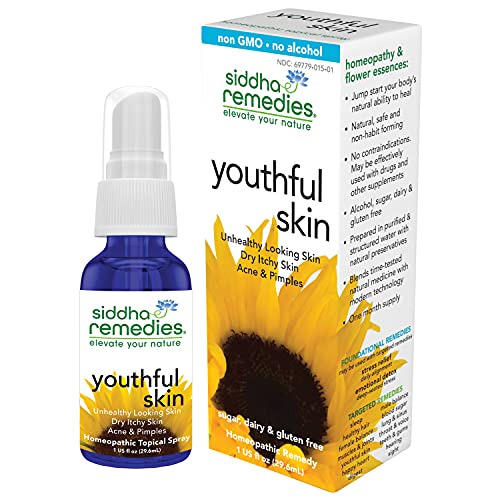 Siddha Remedies Youthful Skin Cell Salts Flower Essences for Dry Itchy Skin, Acne Pimples, Scar Removal Siddha Au supplements