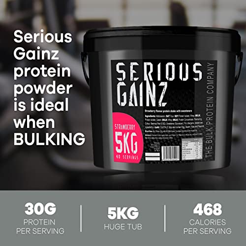 The Bulk Protein Company, SERIOUS GAINZ - Whey Protein Powder - Weight Gain, Mass Gainer The Bulk Protein CompanyUS supplements