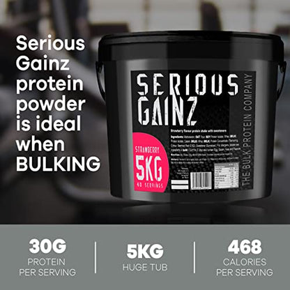 The Bulk Protein Company, SERIOUS GAINZ - Whey Protein Powder - Weight Gain, Mass Gainer The Bulk Protein CompanyUS supplements