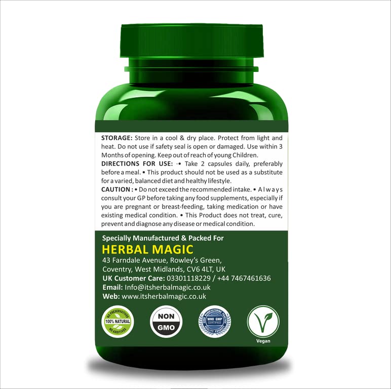 Herbal Magic's Pure & Natural Blend - Collagen Builder Capsules x 60 - Made from 17 Fruits Herbal Magic Au supplements