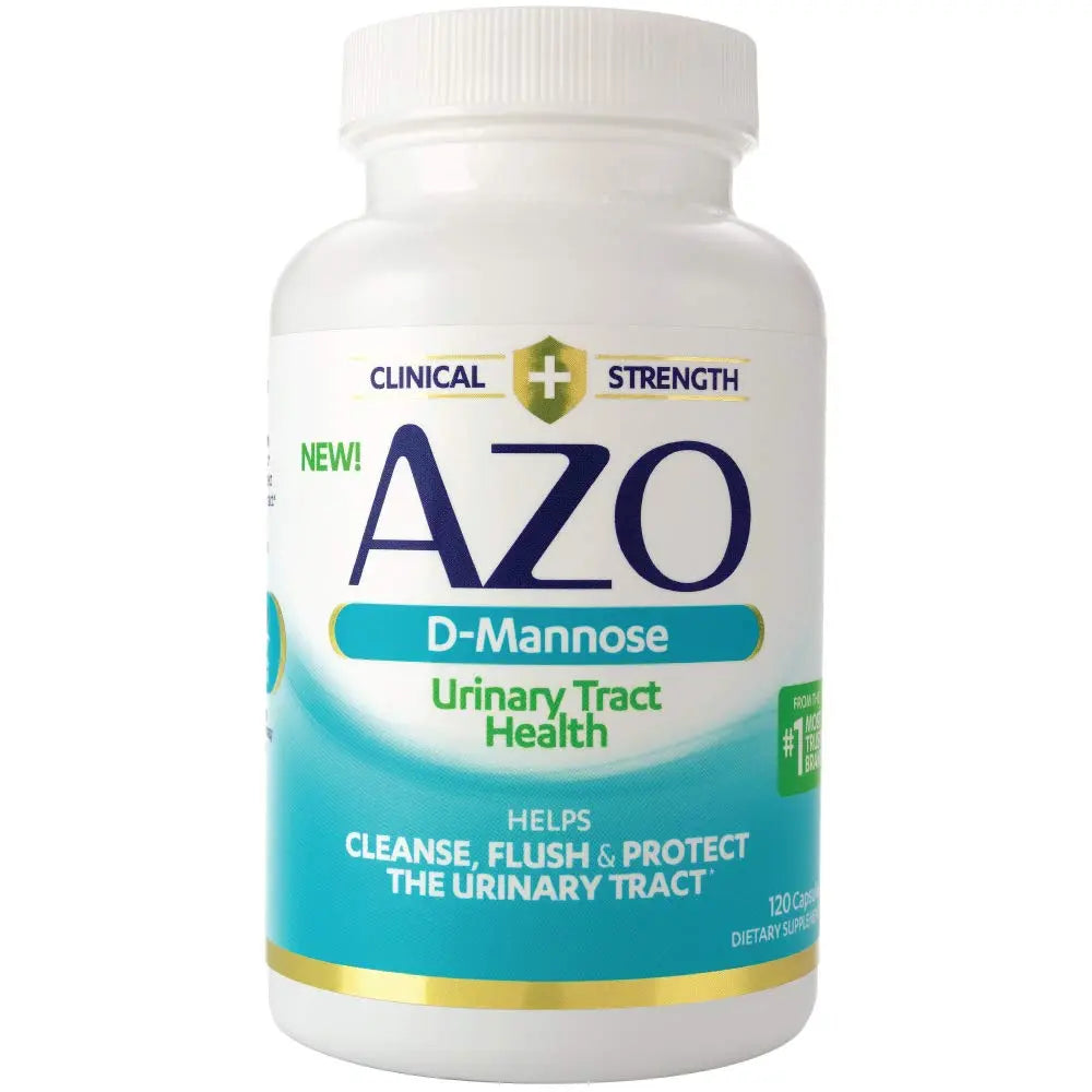 AZO D Mannose Urinary Tract Health, Cleanse, Flush & Protect The Urinary Tract & Cranberry Urinary Tract Health Supplement, 1 Serving = 1 Glass of Cranberry Juice, Sugar AZO Au supplements