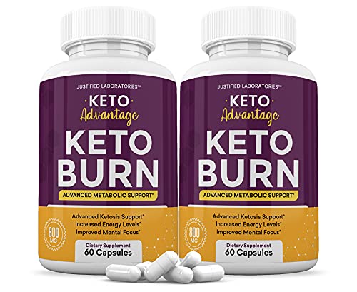 (2 Pack) Keto Advantage Keto Burn Pills Includes Apple Cider Vinegar goBHB Exogenous Justified Laboratories Au supplements
