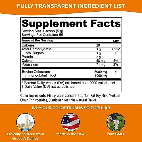 Pure Velvet Colostrum Powder for Gut Health, Bloating, Hair Growth, Immune Support Pure Velvet Au supplements