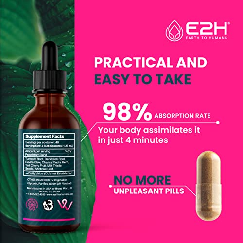 E2H Uric Acid Support Supplement - Tart Cherry and Devil’s Claw - Supports Uric Acid Health E2H EARTH TO HUMANS Au supplements