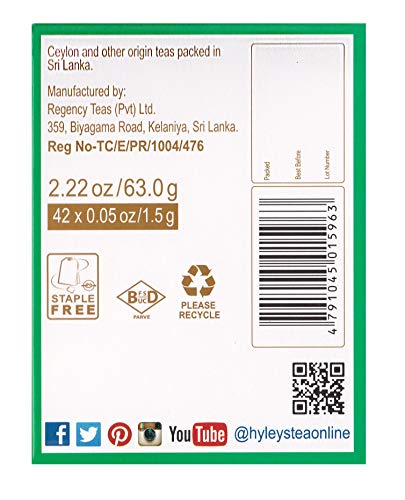 Hyleys Detox Tea 14 Days Kit - 42 Tea Bags - Herbal Supplement - Mother's Mother's Day HYLEYS Au supplements