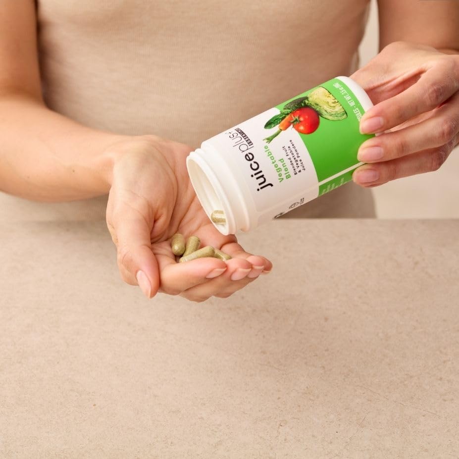 Juice Plus+ Vegetable Blend: with Broccoli, Parsley, Tomato & More - Plant-Based, Vegan, Gluten-Free, Non-GMO, Kosher - for Heart, Immune, Cognitive & Skin Health - 1 Bottle (60 Servings) Juice Plus+ Au supplements
