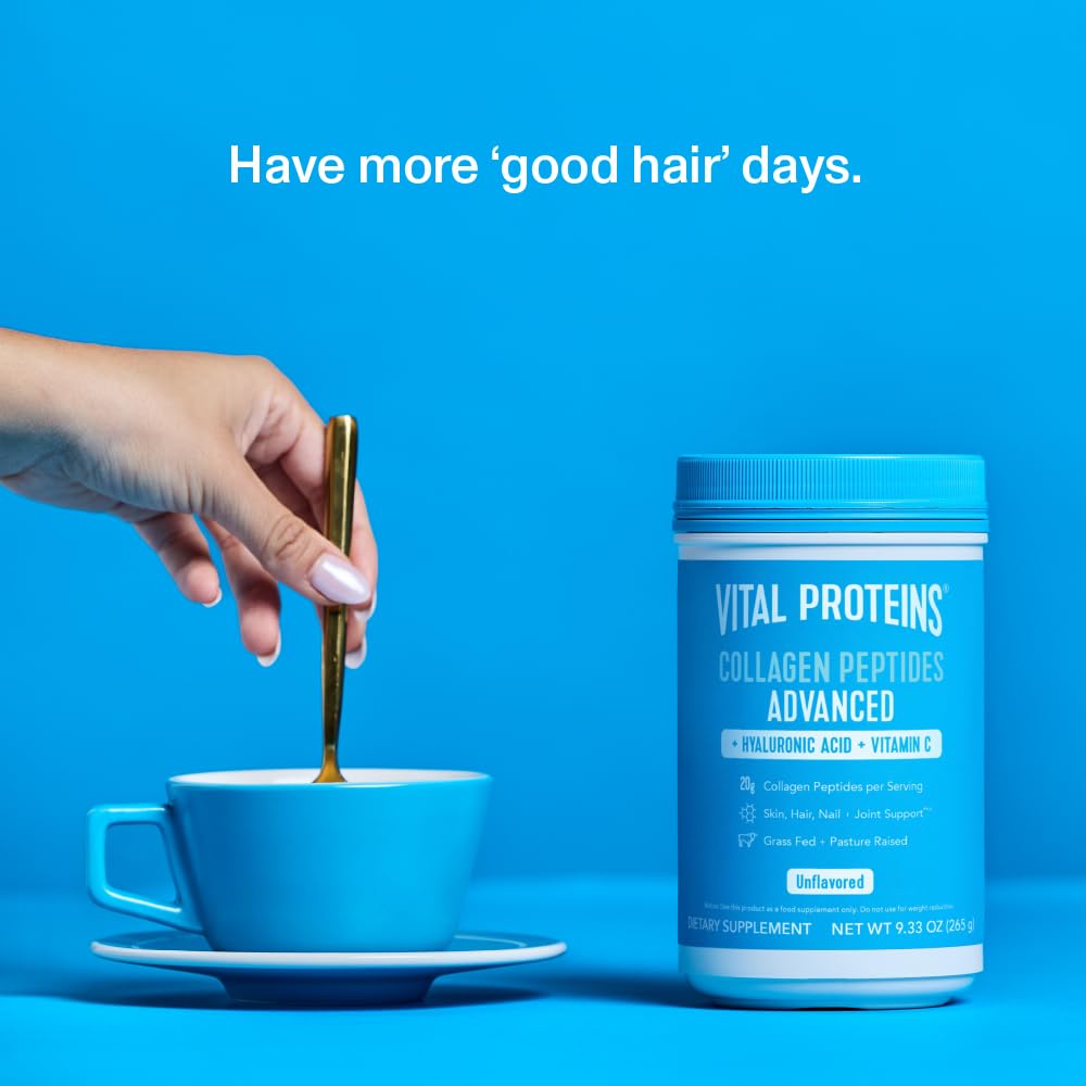 Vital Proteins Collagen Powder Supplement Hydrolyzed Peptides with Hyaluronic Acid Vital Proteins Au supplements
