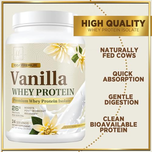 Hello Lovely! Whey Protein Powder, Vanilla Flavored Whey Isolate with 26g Protein Hello Lovely! Au supplements