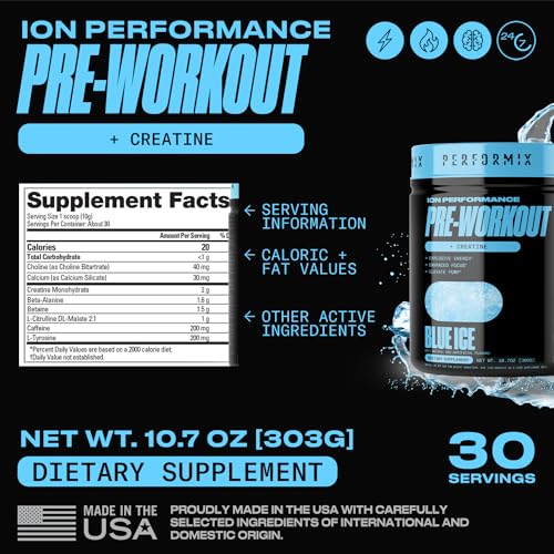 PERFORMIX - ION Pre Workout - Increase Pump, Energy & Endurance PERFORMIX Au supplements