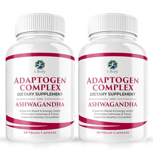 1 Body Adaptogen Complex Supplement with Ashwagandha 1 Body Au supplements