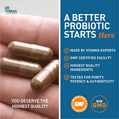 Dr. Tobias Probiotics 30 Billion, 10 Strains, 30 Billion CFU's, Targeted Release Probiotics Dr. Tobias Au supplements