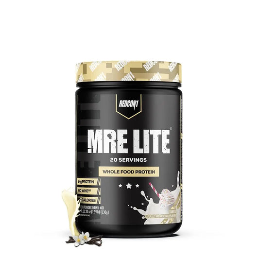 REDCON1 MRE Lite Whole Food Protein Powder, Vanilla - Low Carb & Whey Free Meal REDCON1AU supplements