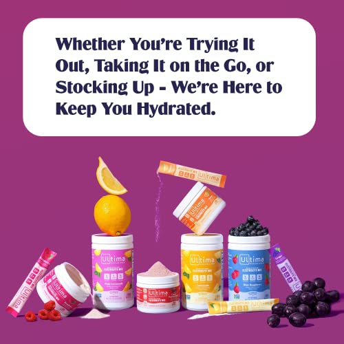 Ultima Replenisher Electrolyte Hydration Drink Mix, Pink Lemonade, 30 Serving Tub Ultima Replenisher Au supplements