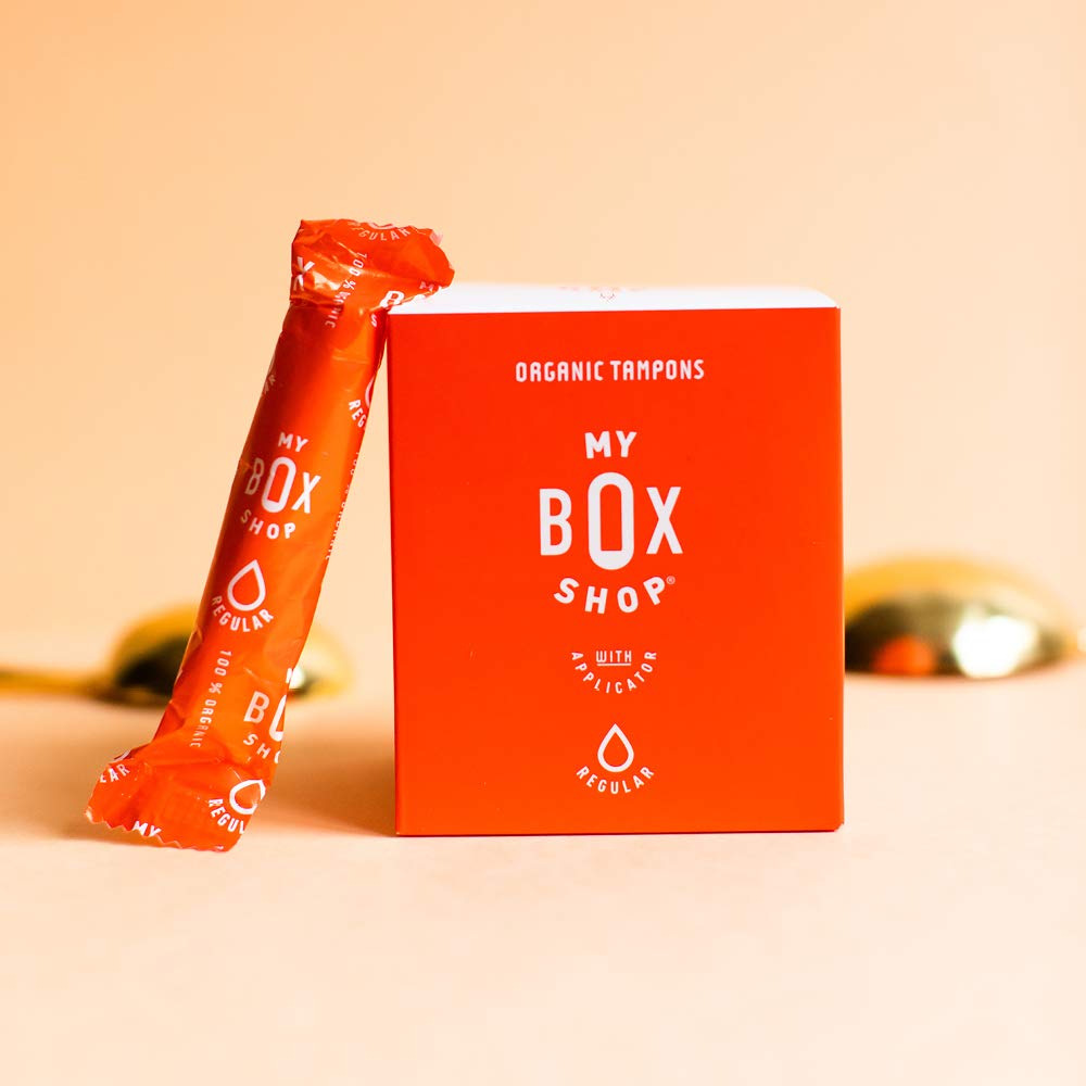 MYBOXSHOP Organic Tampons - 100% Pure Organic Cotton Tampons with BPA-Free Applicator MYBOXSHOP Au supplements