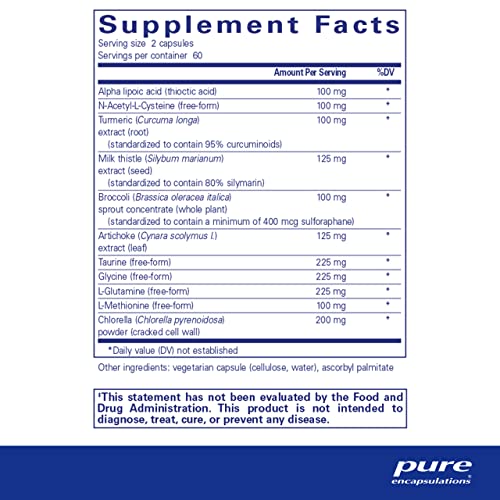 Pure Encapsulations Liver-G.I. Detox | Support for Liver and Gastrointestinal Detoxification Pure Encapsulations Au supplements