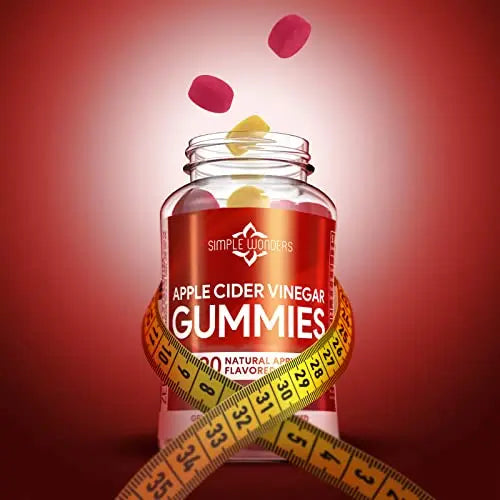 Apple Cider Vinegar Gummies with The Mother - ACV Gummies for Detox, Cleansing & Immune Support SIMPLE WONDERS uk supplements
