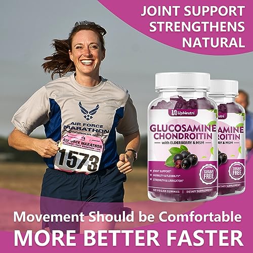 UPNEUTRI Glucosamine Chondroitin Gummies Sugar Free, Extra Strength 1500mg UPNEUTRI Au supplements