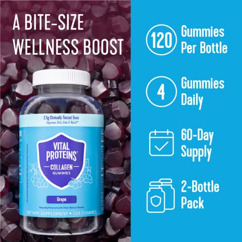 Vital Proteins Collagen Gummies, 2.5g of Clinically-Tested Collagen for Hair, Skin Vital Proteins Au supplements
