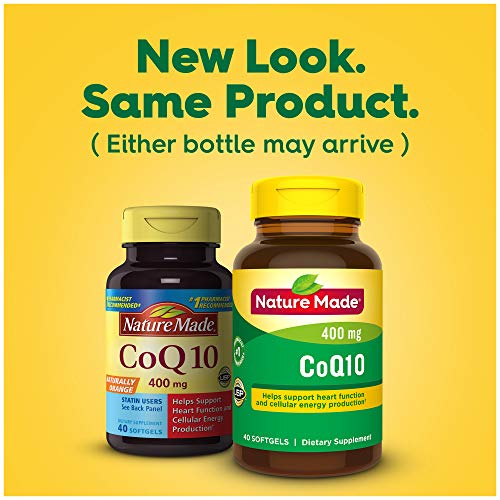 Nature Made CoQ10 400mg, Dietary Supplement for Heart Health Support, 40 Softgels Nature Made Au supplements