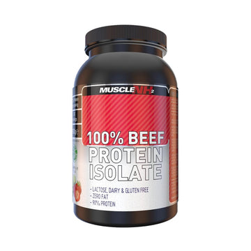 MuscleNH2 Beef Protein Isolate Powder 90%, High Protein, Low Fat, Dairy Free, Gluten Free, Soy Free MuscleNh2 Au supplements