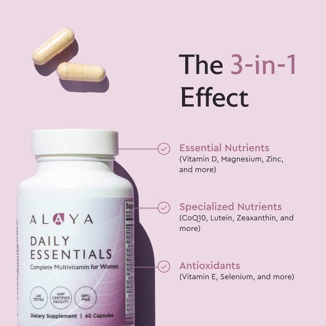Alaya Naturals Daily Essentials Multivitamin for Women Alaya Naturals Au supplements