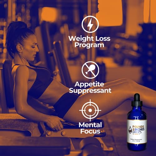 Dirobi Pounds and Inches Weight Management Drops, Liquid Supplement Pounds and Inches Drops Au supplements