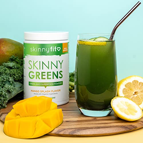 SkinnyFit Mango Splash Skinny Greens, Green Juice Superfood Powder, Natural Energy SkinnyFit Au supplements