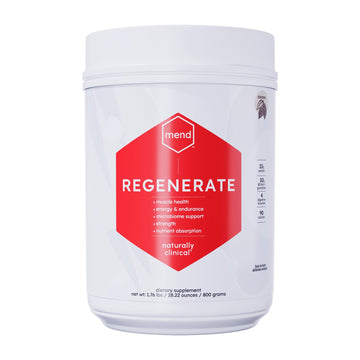 MEND Regenerate, Post Workout Recovery, Immune Support, and Sports Nutrition Supplement for Men and Women - Natural, Gluten Free, and Non-GMO - Cocoa Protein Powder, 20 Servings MEND Au supplements