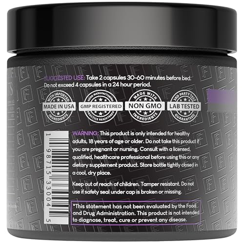 The Night Before 10-in-1 Midnight Maximizer Sleep Aid, Stress Relief, Cognition, Relaxation, Recovery, Focus, Magnesium Glycinate, L-Theanine & More, (120 Capsules – 2 Month Supply) Formulation Factory Au supplements