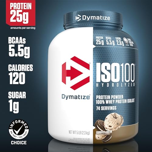 Dymatize ISO100 Hydrolyzed Protein Powder, 100% Whey Isolate Protein, 25g of Protein Dymatize Au supplements