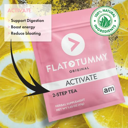 Flat Tummy Tea 2-Step Detox Tea – 2 Week Program – to Boost Energy, Speed Metabolism Flat Tummy Tea Au supplements
