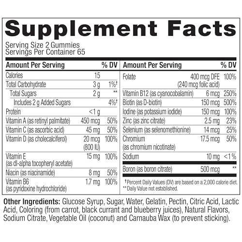 OLLY Women's Daily Multivitamin Gummy, Vitamins A, D, C, E, Biotin, Folic Acid, Adult Chewable Vitamin, Berry Flavor OLLY Au supplements