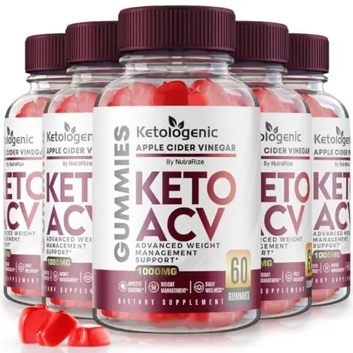 (5 Pack) Ketologenic Keto ACV Gummies Advanced Weight Loss, Ketologenic ACV Gummie NutraRizeAU supplements