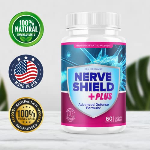 (3 Pack) Nerve Shield Plus Pills Original Supplement Advanced Nerve Formula IDEAL PERFORMANCE Au supplements