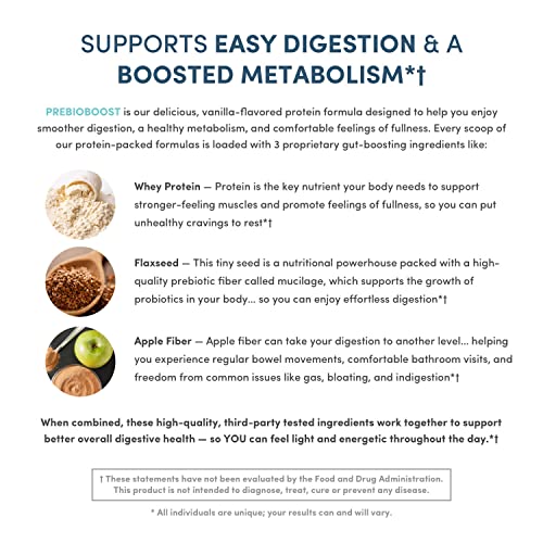 Nucific® PrebioBoost™ Daily Prebiotic Protein Powder, 16.2 Ounce Nucific Au supplements