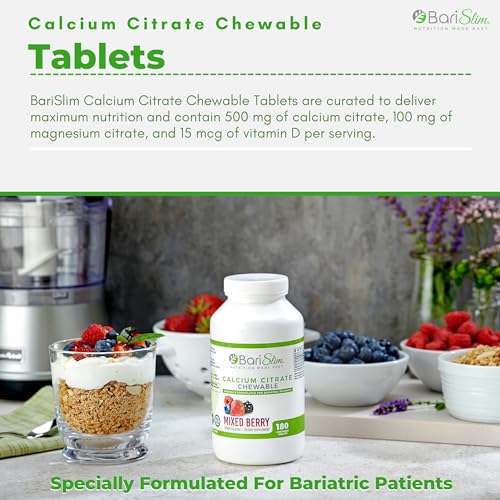 BariSlim Bariatric Calcium Citrate with Magnesium and Vitamin D Tabs - 500 mg of Calcium BariSlim Au supplements