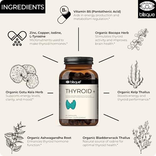 Blisque – Thyroid Support Supplement Complex for Healthy Metabolism and Increased Energy Blisque Au supplements
