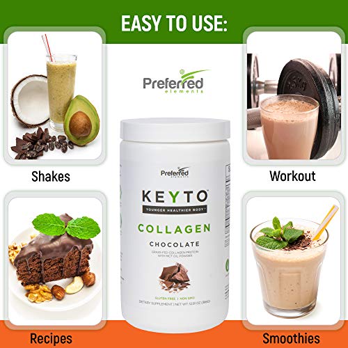Keto Collagen Protein Powder with MCT Oil – Keto and Paleo Friendly Grass Fed and Pasture Preferred Elements Au supplements